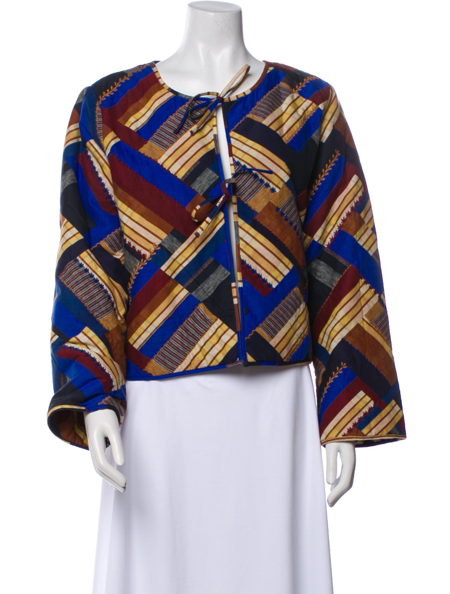 Sézane Printed Evening Jacket