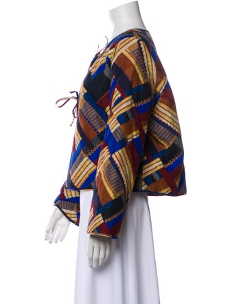 Sézane Printed Evening Jacket