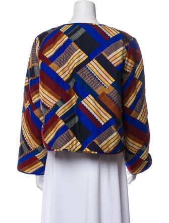 Sézane Printed Evening Jacket