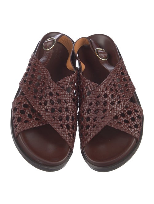 Sézane Leather Slingback Sandals