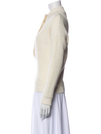 Sézane Mock Neck Long Sleeve Polo