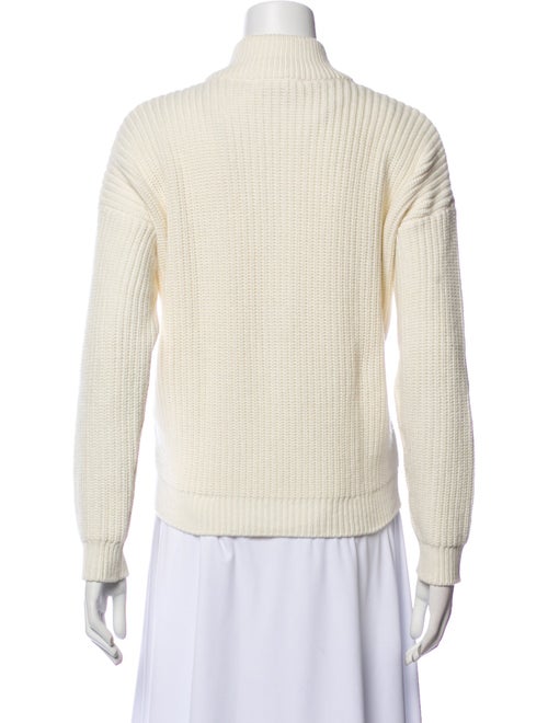 Sézane Mock Neck Long Sleeve Polo