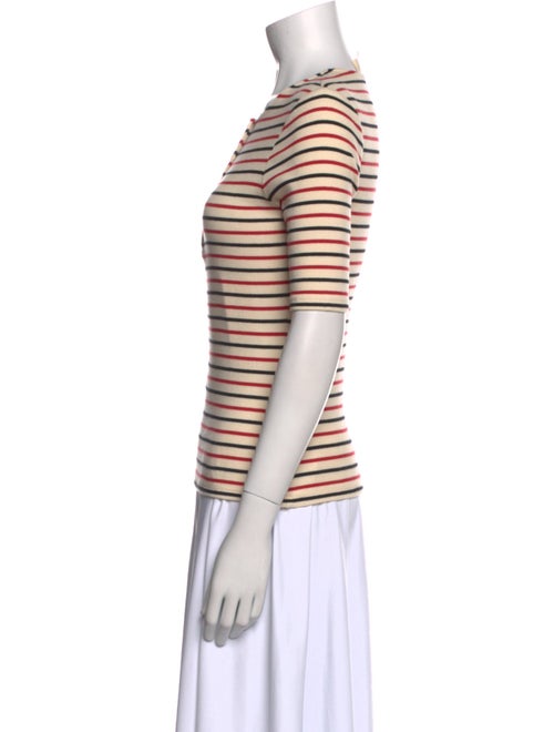 Sézane Striped Crew Neck T-Shirt