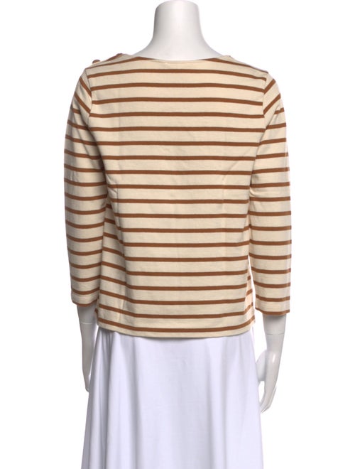 Sézane Striped Scoop Neck Top