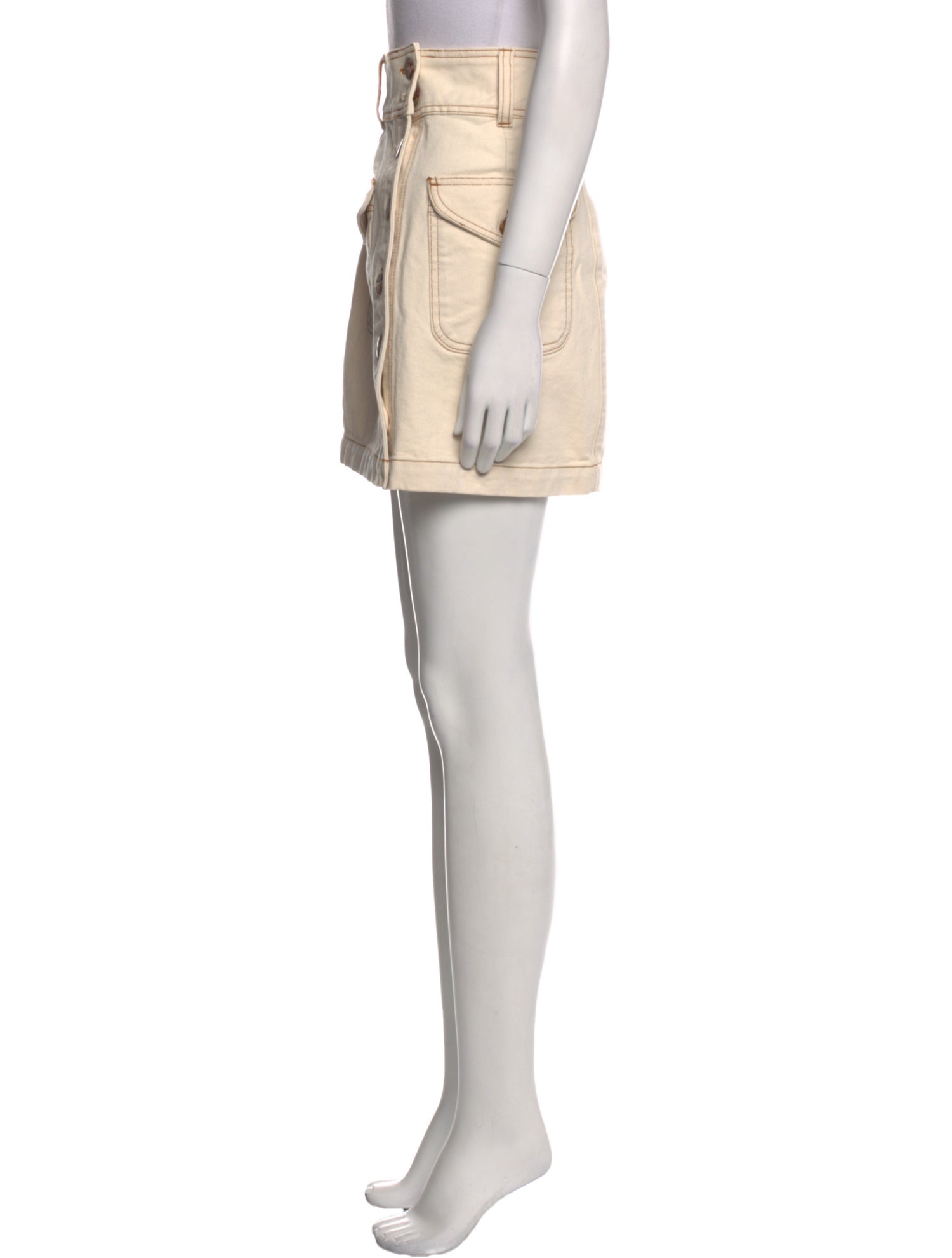 Sézane Merino Wool Mini Skirt