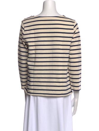 Sézane Striped Scoop Neck Top