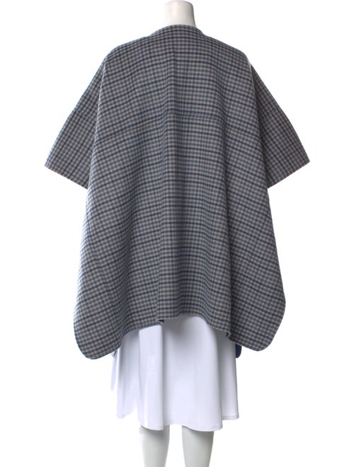 Sézane Wool Plaid Print Sweater