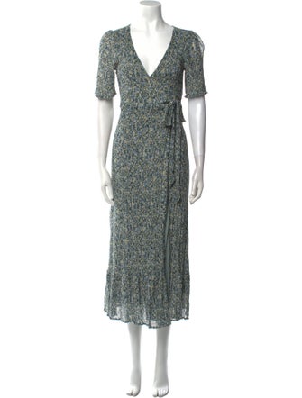 Sézane Floral Print Long Dress