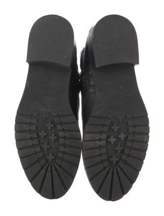 Sézane Leather Combat Boots