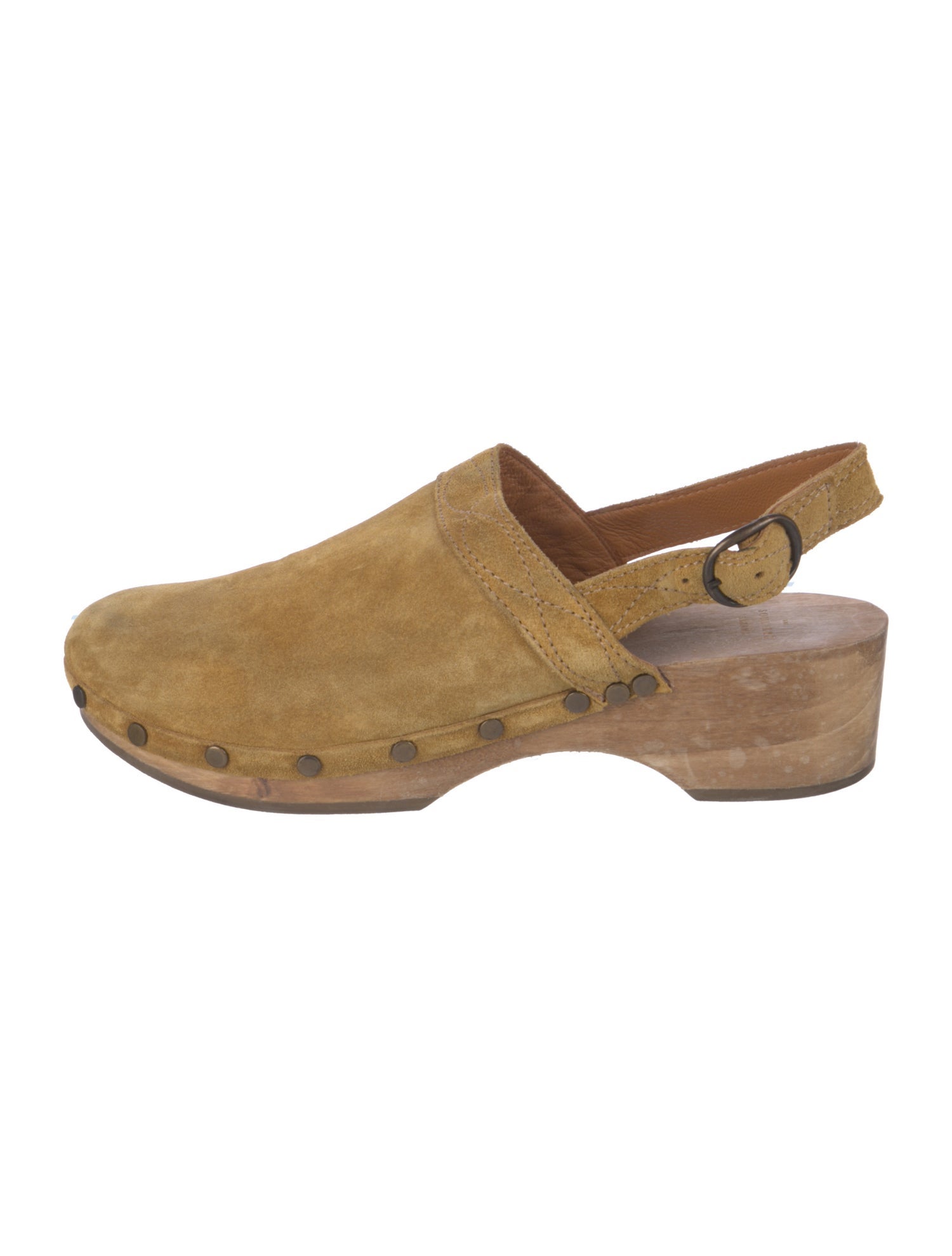 Sézane Suede Slingback Flats