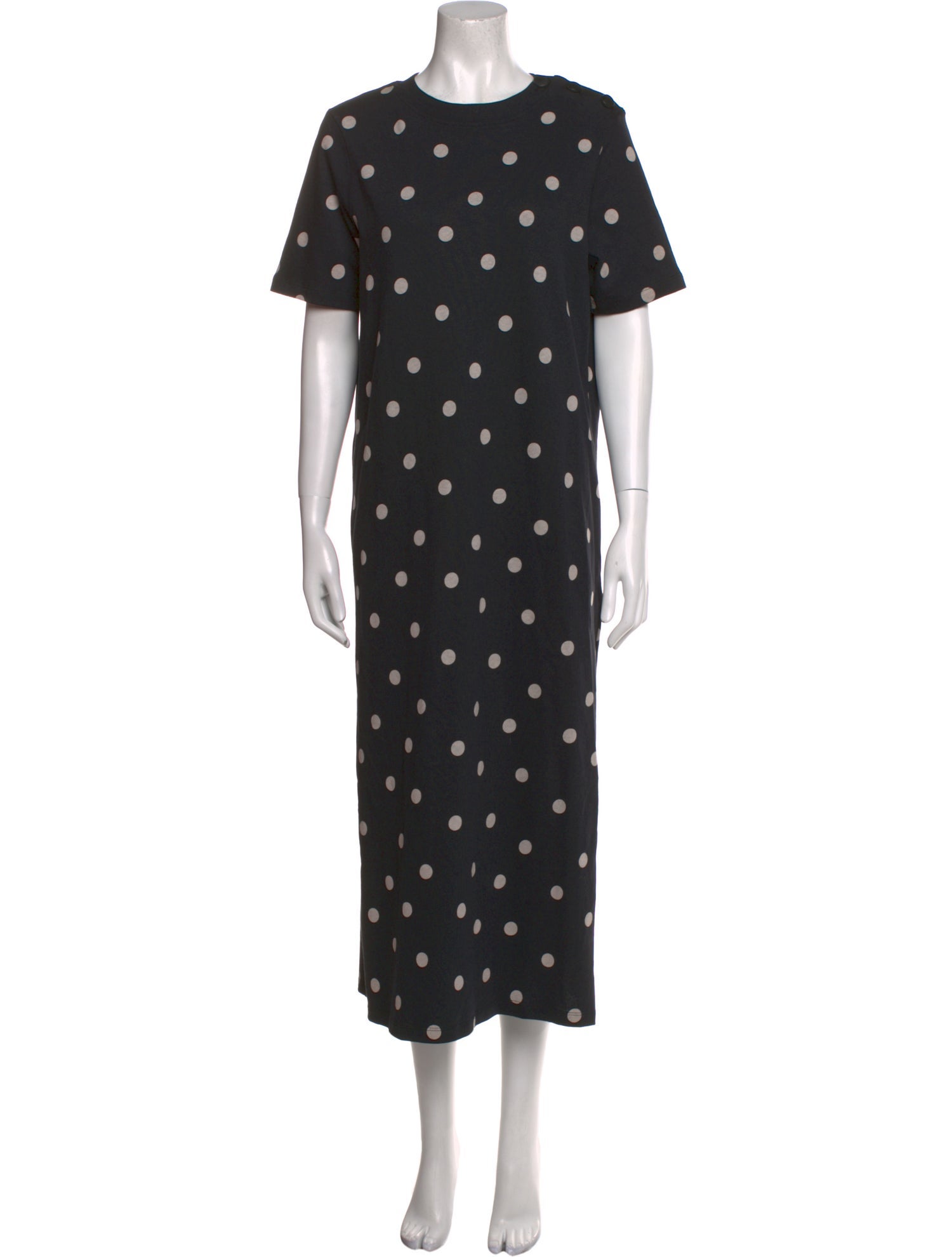 Sézane Polka Dot Print Long Dress