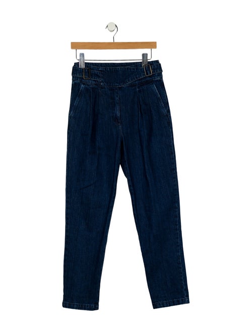 Sézane High-Rise Straight Leg Jeans