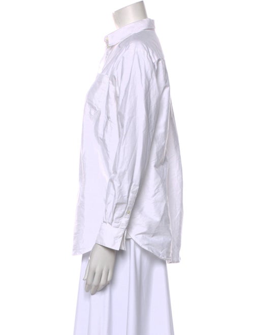 Sézane Three-Quarter Sleeve Button-Up Top