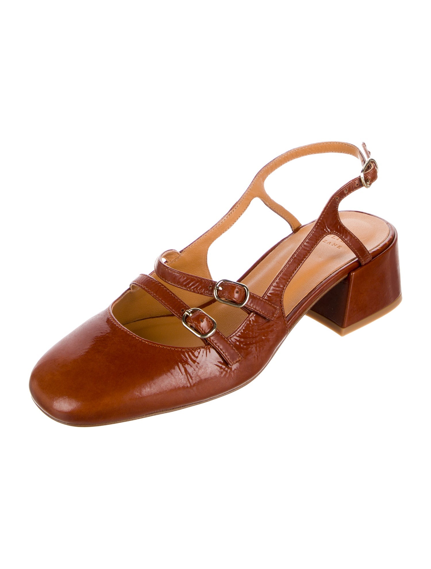 Sézane Patent Leather Slingback Pumps w/ Tags