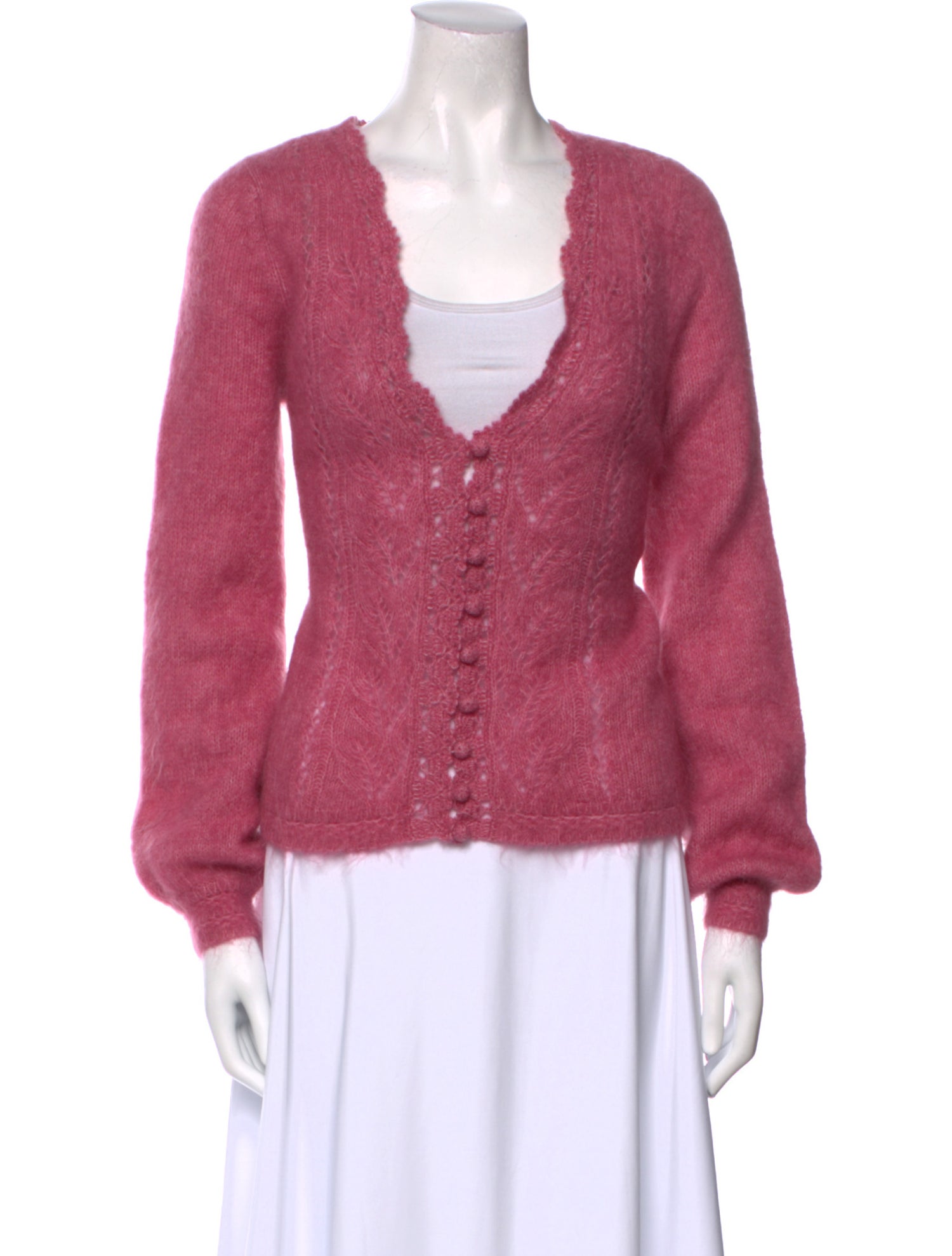 Sézane Kid Mohair V-Neck Sweater