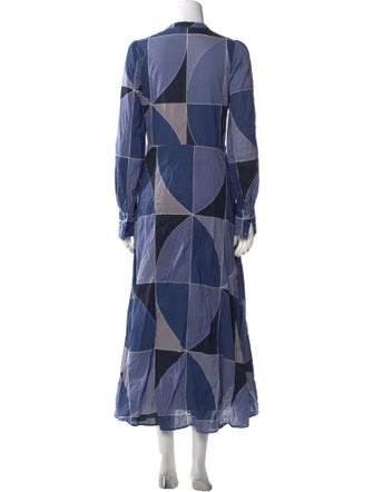 Sézane Printed Long Dress
