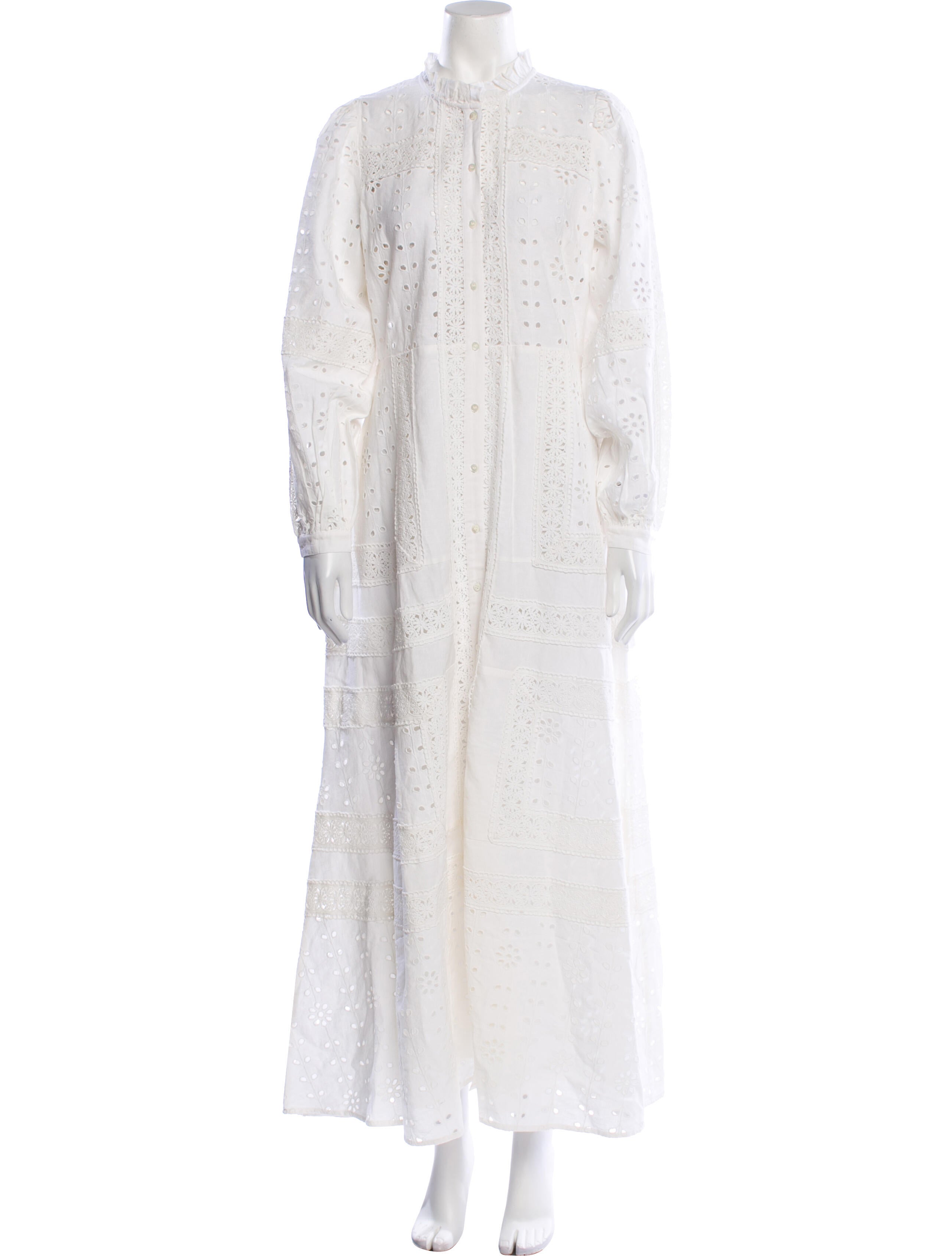 Sézane Lace Pattern Long Dress w/ Tags