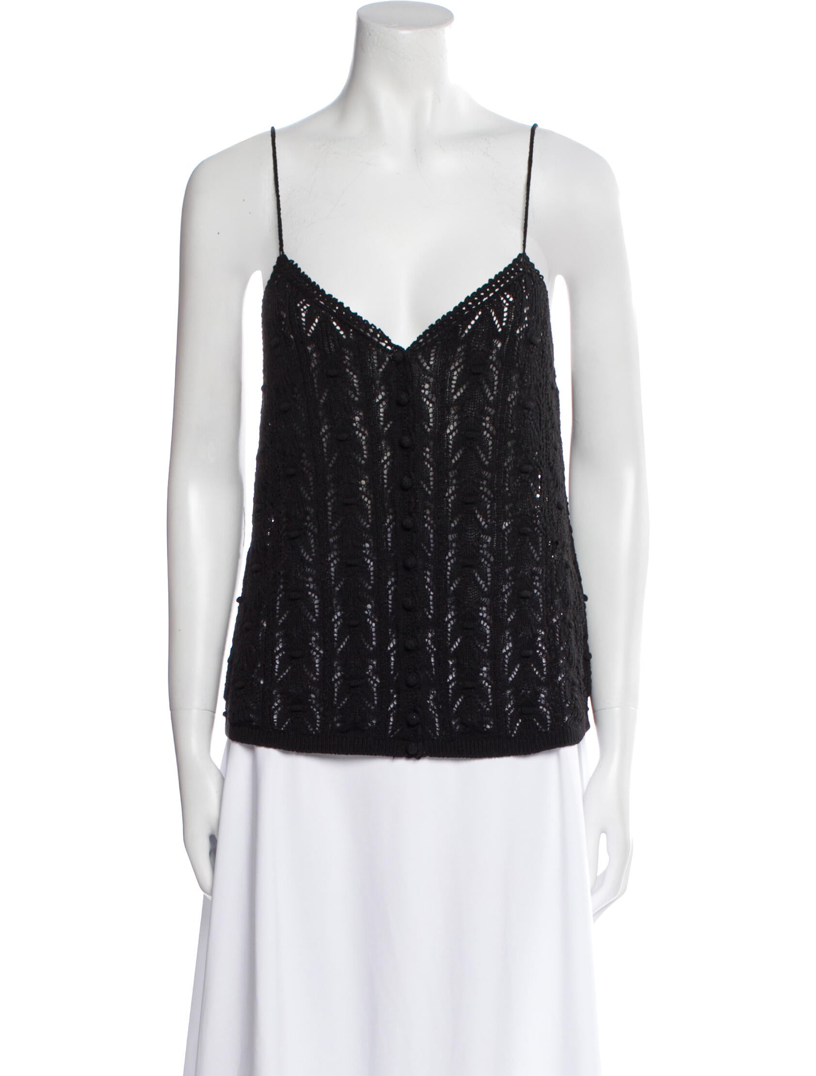 La Maille Sezane V-Neck Sleeveless Top w/ Tags