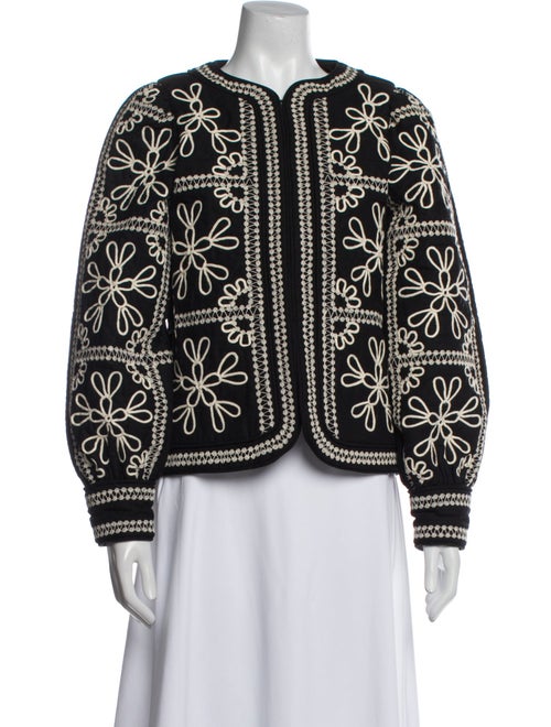 Sézane Printed Evening Jacket