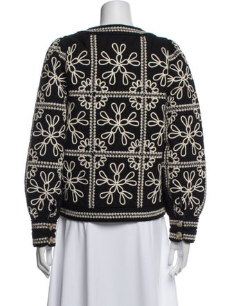 Sézane Printed Evening Jacket