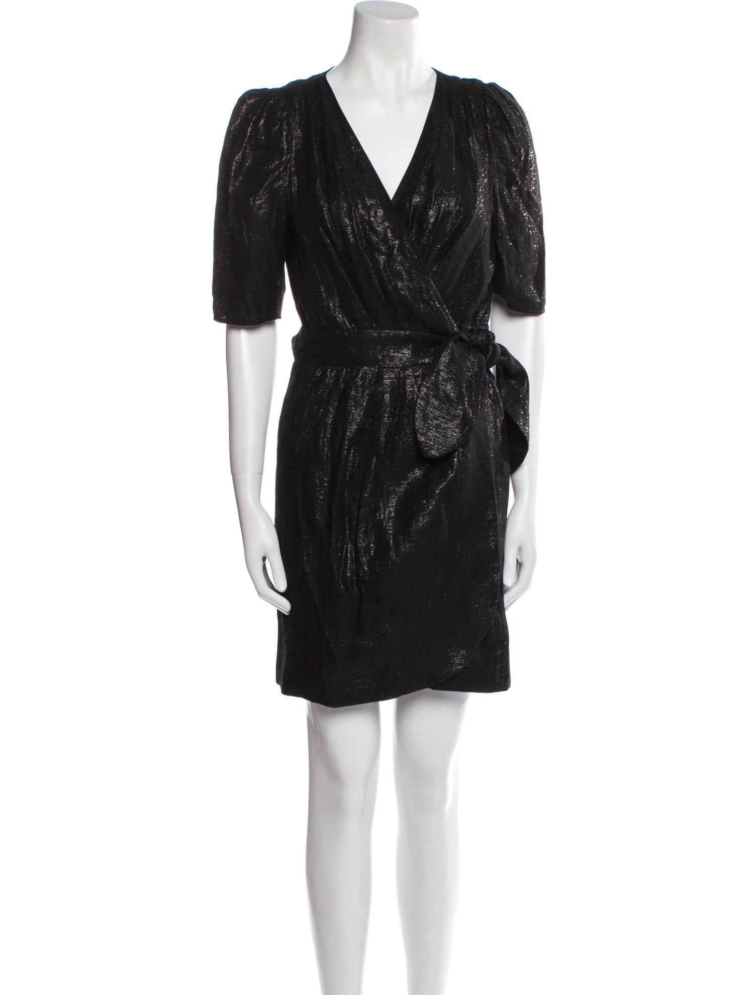 Sézane V-Neck Mini Dress