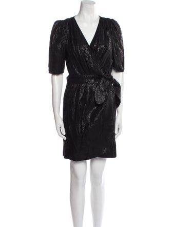 Sézane V-Neck Mini Dress