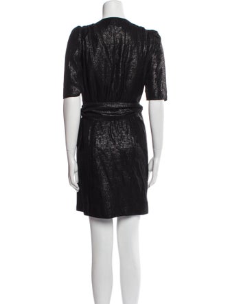 Sézane V-Neck Mini Dress