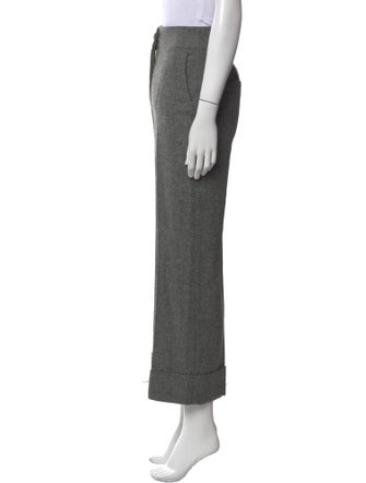 Sézane Virgin Wool Wide Leg Pants