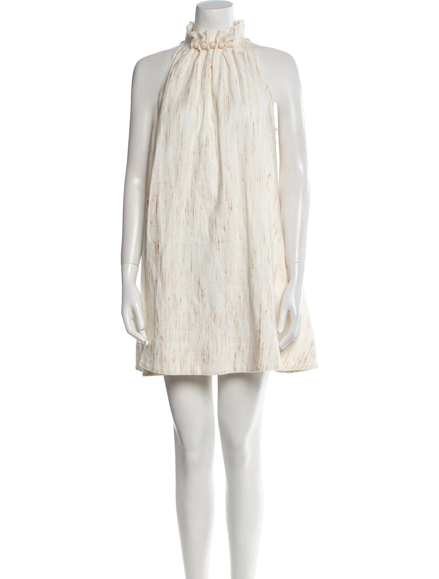 Sézane Mock Neck Mini Dress