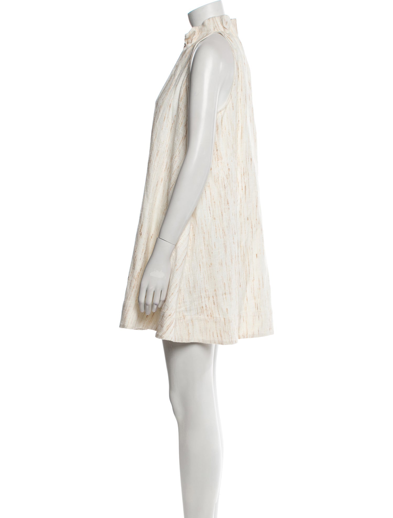 Sézane Mock Neck Mini Dress