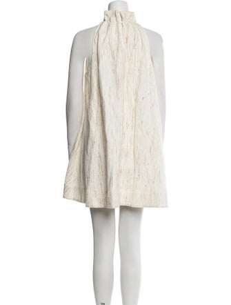 Sézane Mock Neck Mini Dress