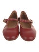 Sézane Leather Mary Jane Flats