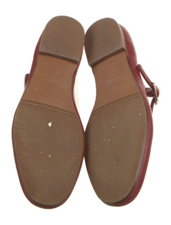 Sézane Leather Mary Jane Flats