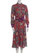 Sézane Paisley Print Midi Length Dress