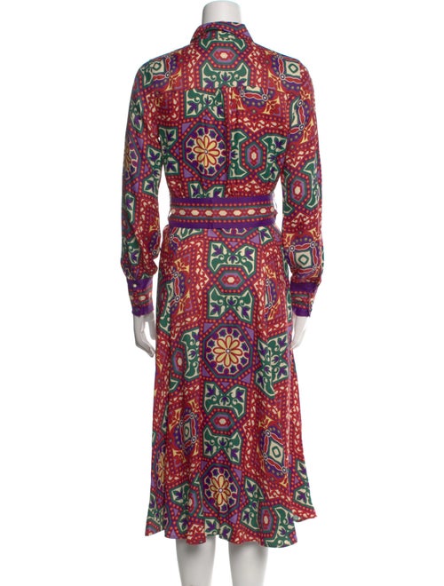 Sézane Paisley Print Midi Length Dress