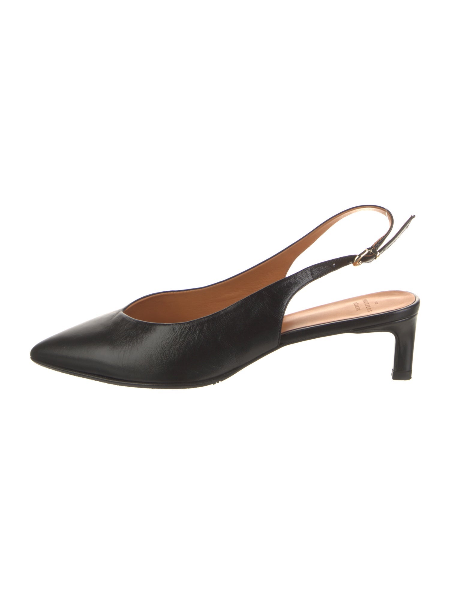Sézane Leather Slingback Pumps