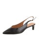 Sézane Leather Slingback Pumps