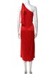Sézane One-Shoulder Long Dress