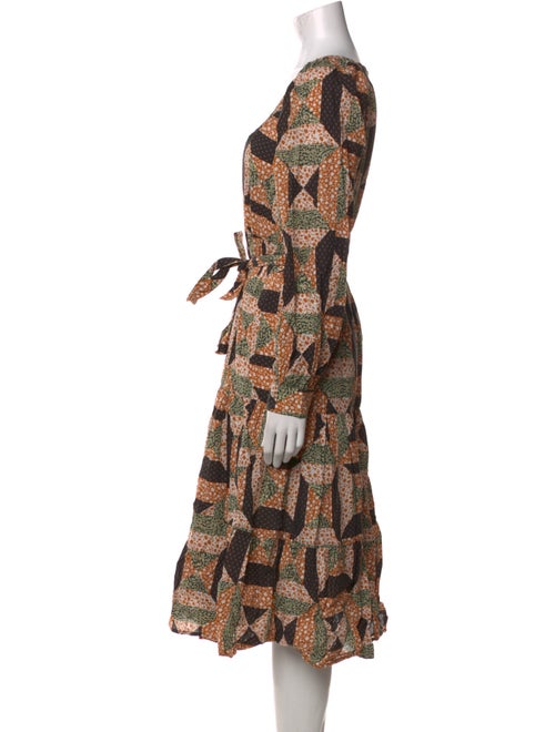 Sézane Printed Midi Length Dress