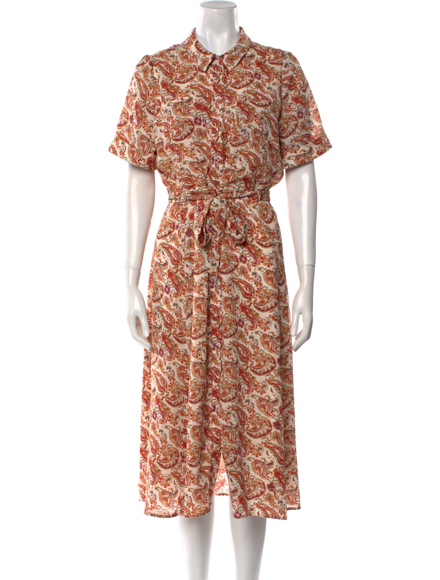 Sézane Printed Midi Length Dress