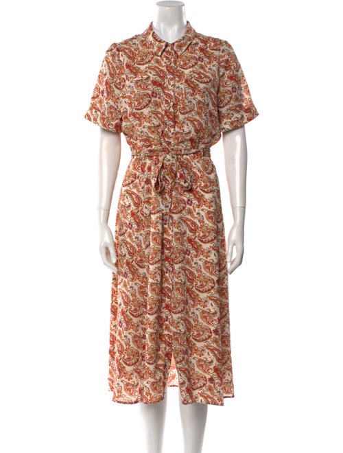 Sézane Printed Midi Length Dress