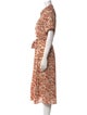 Sézane Printed Midi Length Dress