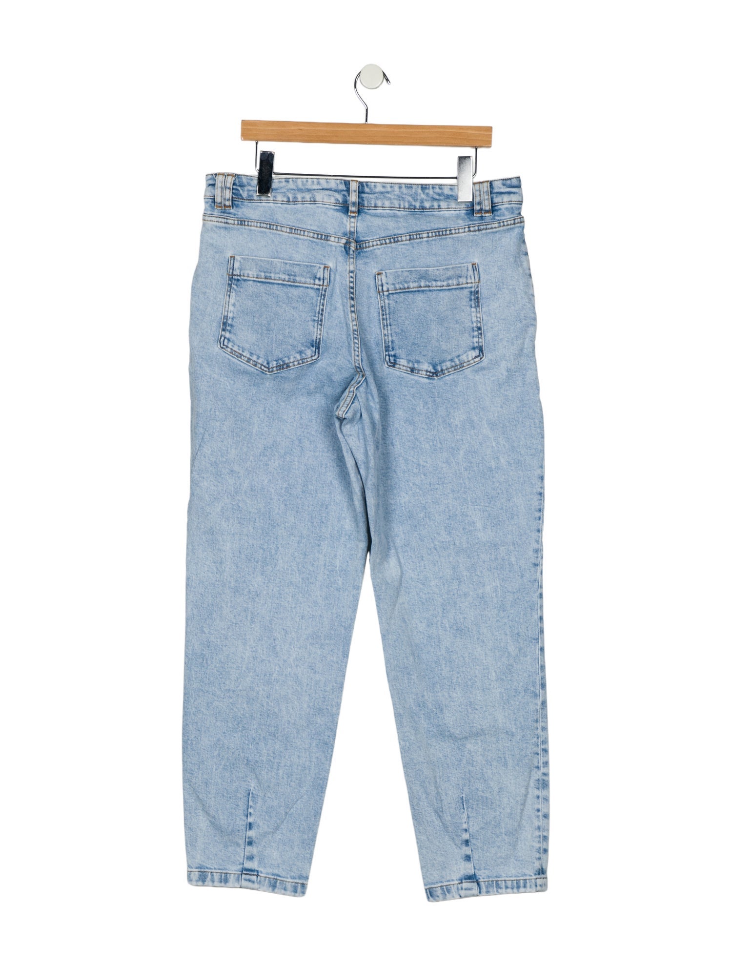 Sézane High-Rise Straight Leg Jeans