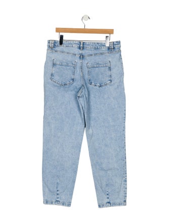 Sézane High-Rise Straight Leg Jeans