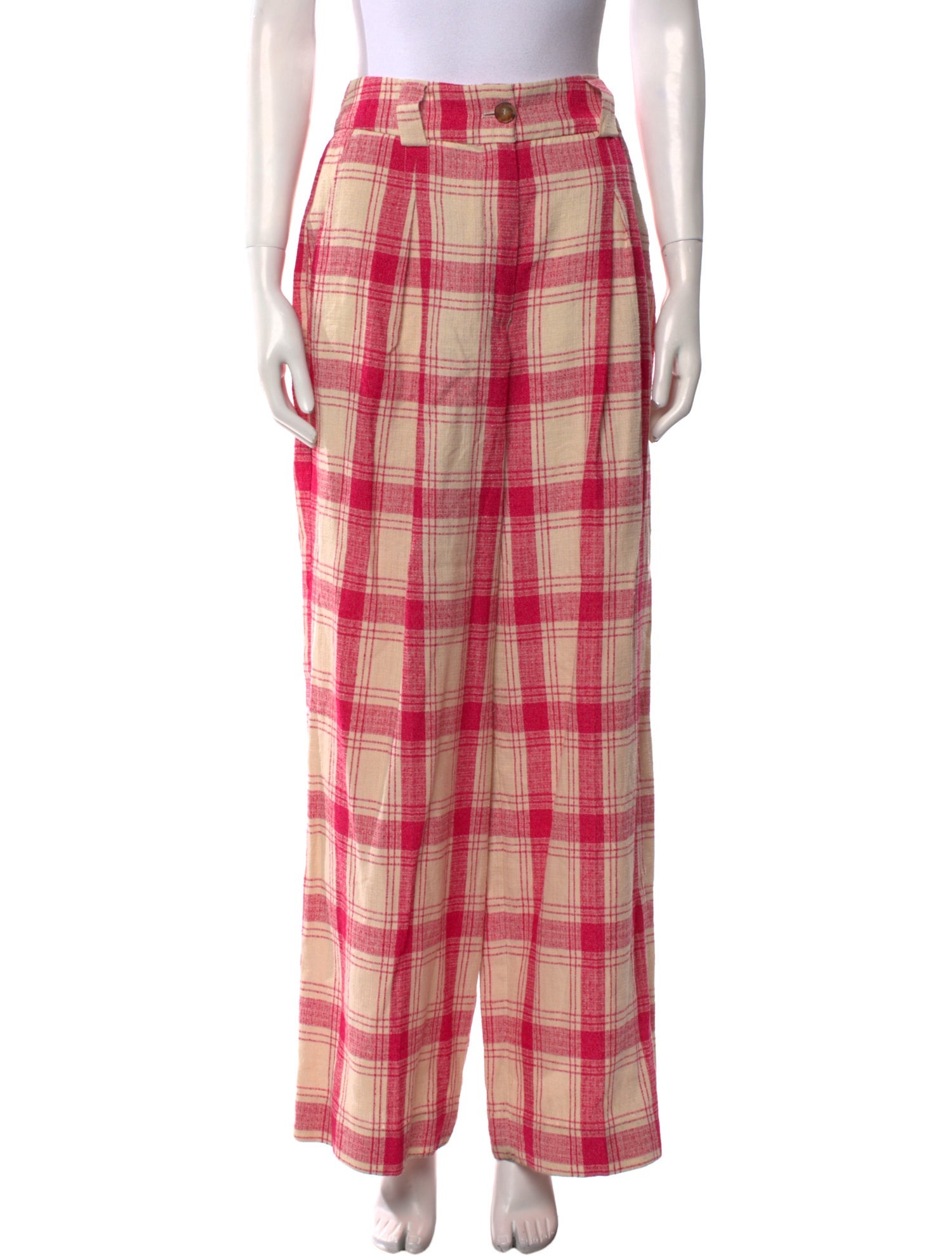 Sézane Linen Wide Leg Pants