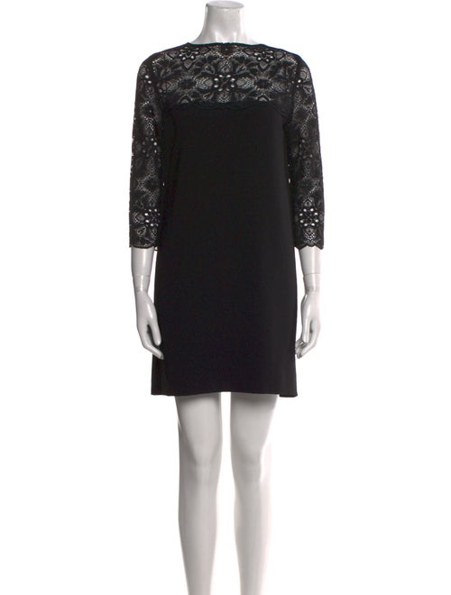 Sézane Lace Pattern Mini Dress