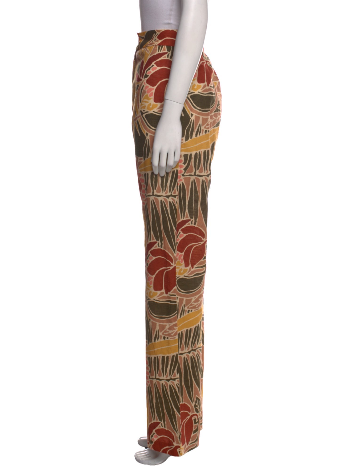 Sézane Floral Print Wide Leg Pants