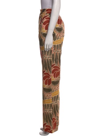 Sézane Floral Print Wide Leg Pants