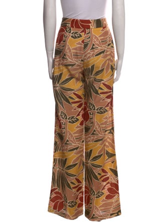 Sézane Floral Print Wide Leg Pants