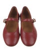 Sézane Leather Mary Jane Flats